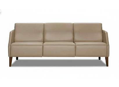 Salón beige Sofá de dos plazas Moderno sofá tapizado de tela de dos plazas