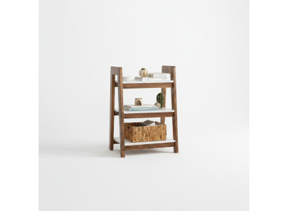 Estantería de libros marrón y blanco Mesa de libros Muebles de madera Estantes para niños Muebles de oficina