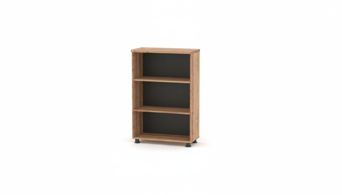 Armario de archivo, estante insertable, negro marrón, dos colores, moderna oficina en casa