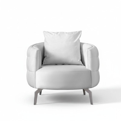 Sillón de tela acolchado para sala de estar, asiento de lujo, colorido, moderno, nuevo