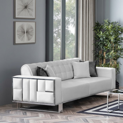 Sofá de 3 plazas diseño sofás tapizados asiento diseño tres plazas moderno tejido muebles nuevo