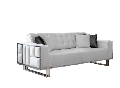 Sofá de 3 plazas diseño sofás tapizados asiento diseño tres plazas moderno tejido muebles nuevo