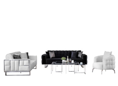 Juego de sofás 3+3+1 asientos sofá sillón juego de sofás de lujo grupo nuevo