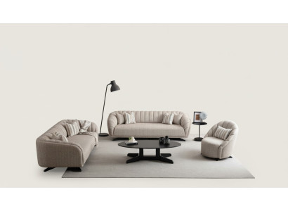 Juego de sofás 331 plazas Diseño Sofá Sillones Moderno Lujo Nuevo