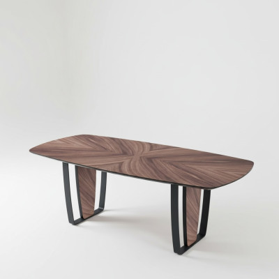 Mesa de comedor de lujo mesa de cocina mesa de comedor madera negra