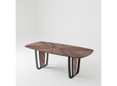Mesa de comedor de lujo mesa de cocina mesa de comedor madera negra