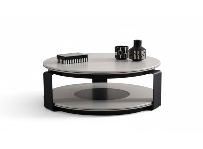 Mesa de café moderna de madera con metal para tu nueva sala de estar