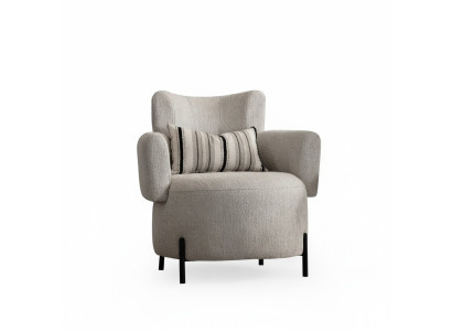 Sillón de lujo sofá nueva tapicería diseño salón moderno madera textil nuevo