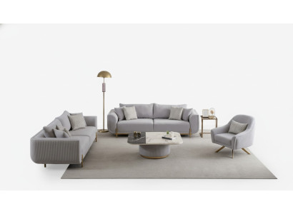 Sofá 3+3+1 plazas Nuevo Diseño Sofás Sillones Tela Relax Moderno