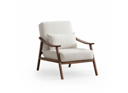 Sillón de lujo moderno de tela diseño muebles tapizados sala de estar