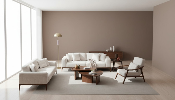 Sofá 3+3+1 plazas salón sillón juego de sofás de piel