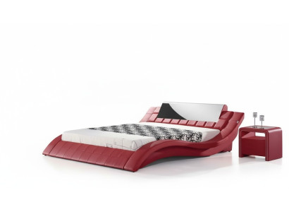 Cama de diseño rojo de lujo cama doble cama de hotel 180x200