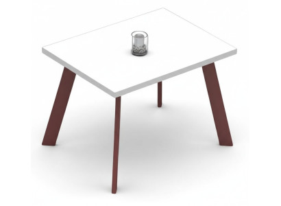 Mesa de café Mesa lateral Mesa de madera Muebles de madera Oficina 70x50