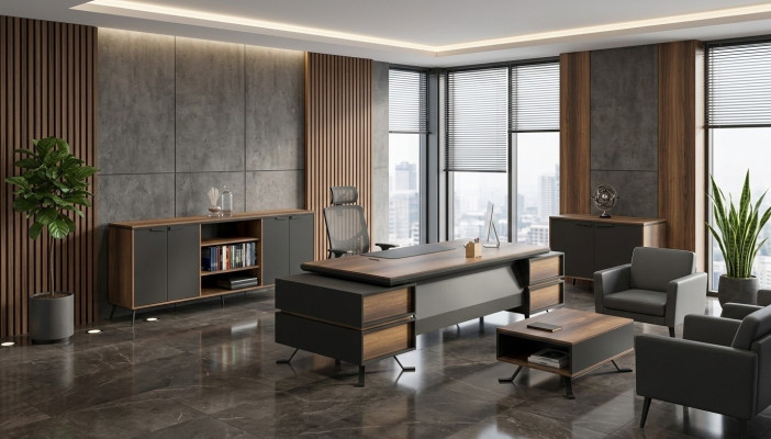 Mesa de trabajo Set de muebles 4 piezas