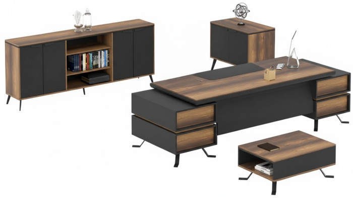 Mesa de trabajo Set de muebles 4 piezas