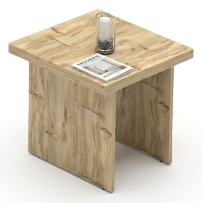 Mesa cuadrada beige mesa de salón mesa de madera oficina