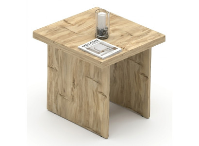 Mesa cuadrada beige mesa de salón mesa de madera oficina