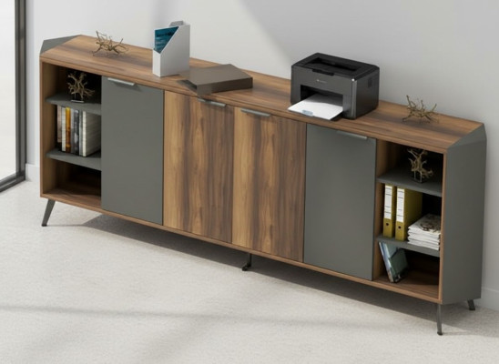 Armario de oficina Sideboard Armarios Comó Armario de escritorio