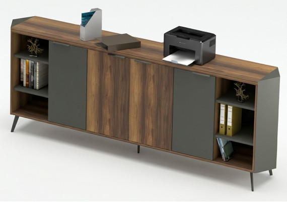 Armario de oficina Sideboard Armarios Comó Armario de escritorio