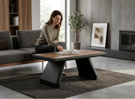 Mesa de café de madera
