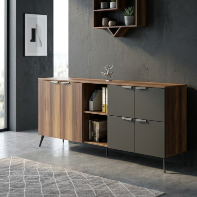 Armario para documentos Armario de Oficina Móvil Sideboard Comó
