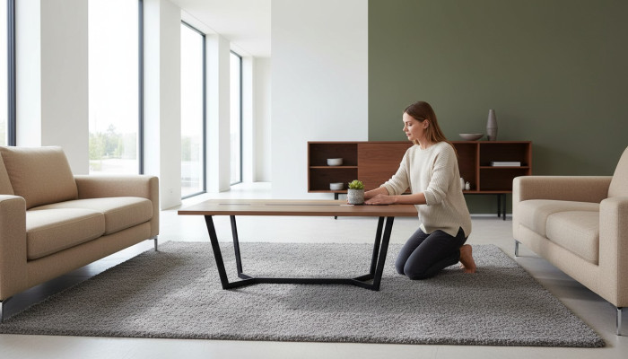 Escritorio mesa de oficina madera muebles en madera marrón rectangular habitación de trabajo