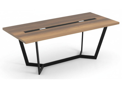 Escritorio mesa de oficina madera muebles en madera marrón rectangular habitación de trabajo