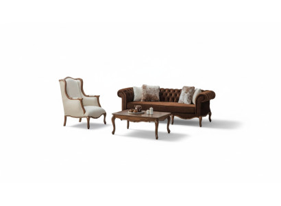Sofa Couch Sitzmöbel Wohnzimmergarnitur Sofas Sessel Couchgarnitur Polsterset