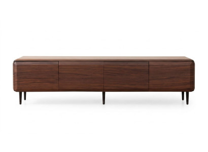 TV-Ständer Lowboard  braunes Holz modern stilvolles Sideboard fürs Wohnzimmer