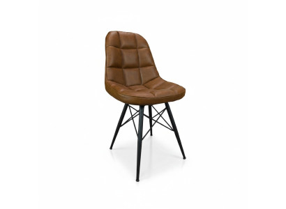 Stuhl Wohnzimmerstuhl Loungesessel Esszimmer Polsterstuhl Kunstleder