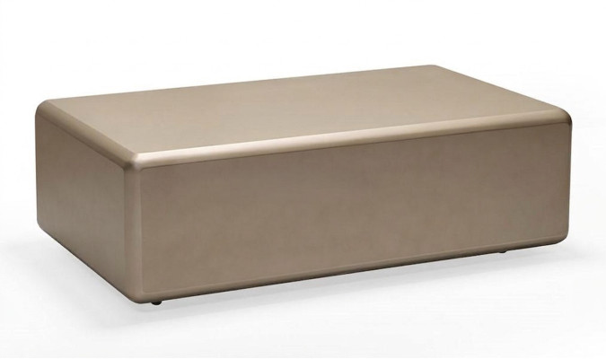 Mesa de sofá elegante beige