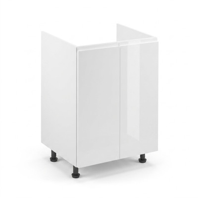 Móvil bajo lavabo en lacado blanco