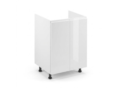 Móvil bajo lavabo en lacado blanco