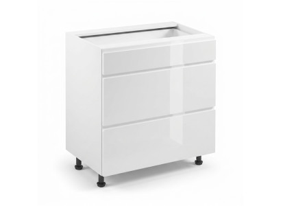 Mesa de cocina móvil con cajones