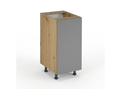 Mesa móvil debajo del fregadero con estante central para cocina