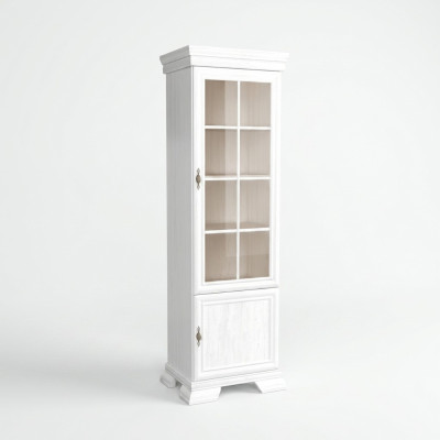 Vitrina buffet vintage blanca