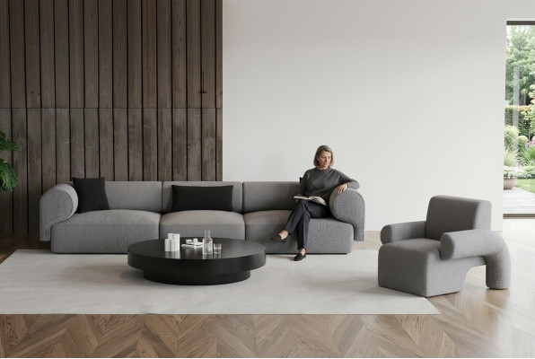 Sofá moderno para un interior acogedor