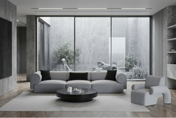 Sofá moderno para un interior acogedor