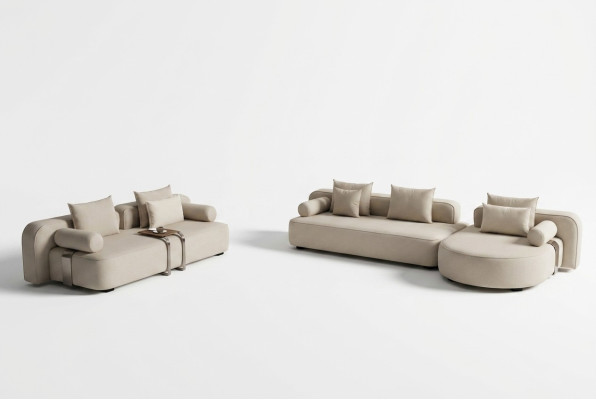 Sofá moderno para comodidad y hygge