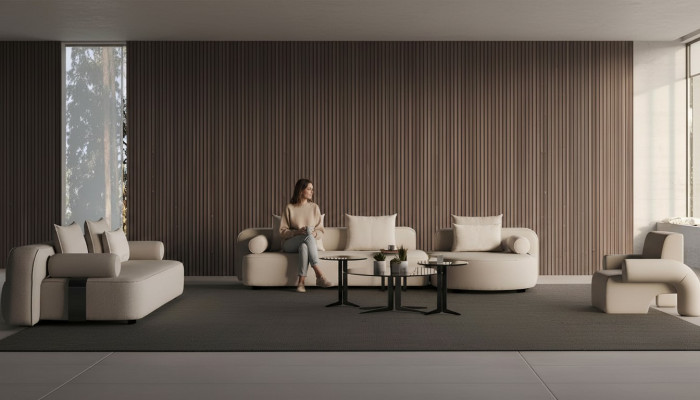 Conjunto de sala 2x sofá con sillón estético y cómodo