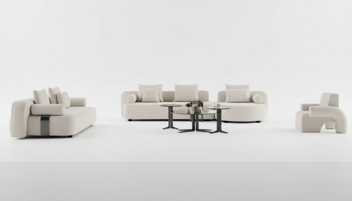 Conjunto de sala 2x sofá con sillón estético y cómodo