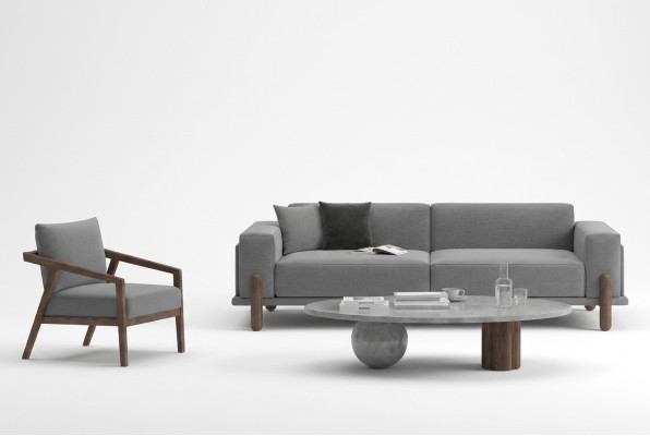 Sofá con sillón Comfort, siempre al alcance