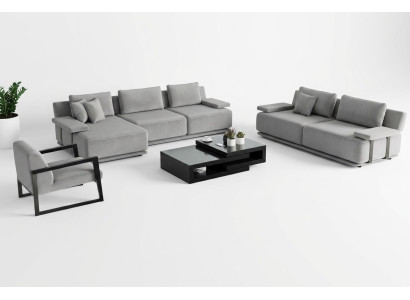 Juego de sofá para la sala con diseño atractivo, máxima comodidad