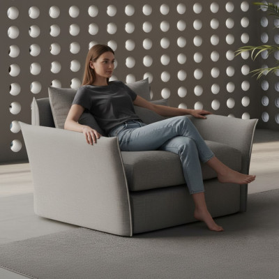 Sillón moderno y cómodo para la sala