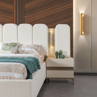 Elegante mesita de noche - práctica y estilosa para tu habitación
