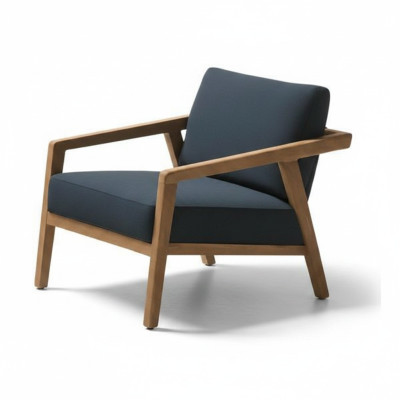 Sillón elegante y minimalista. Cómodo. Moderno.