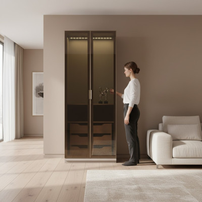 Armario moderno modular con diseño práctico