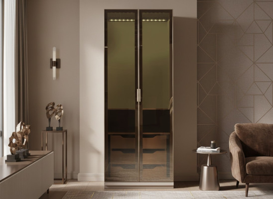 Armario moderno modular con diseño práctico