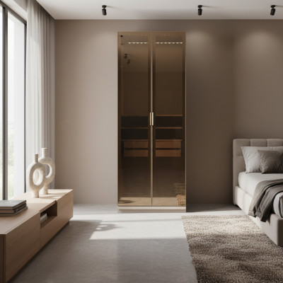 Armario modular de 83 cm diseño moderno para dormitorio