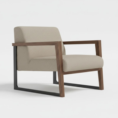 Sillón minimalista con máxima comodidad